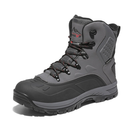 Mens waterproof snow boots wide width best sale